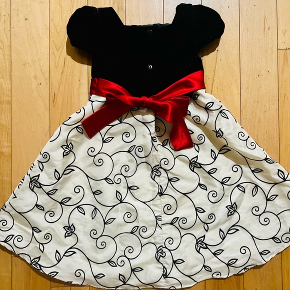 Beautiful Youngland Youth Girls Dress Size 4, holiday family photos, Valentines - Picture 5 of 7